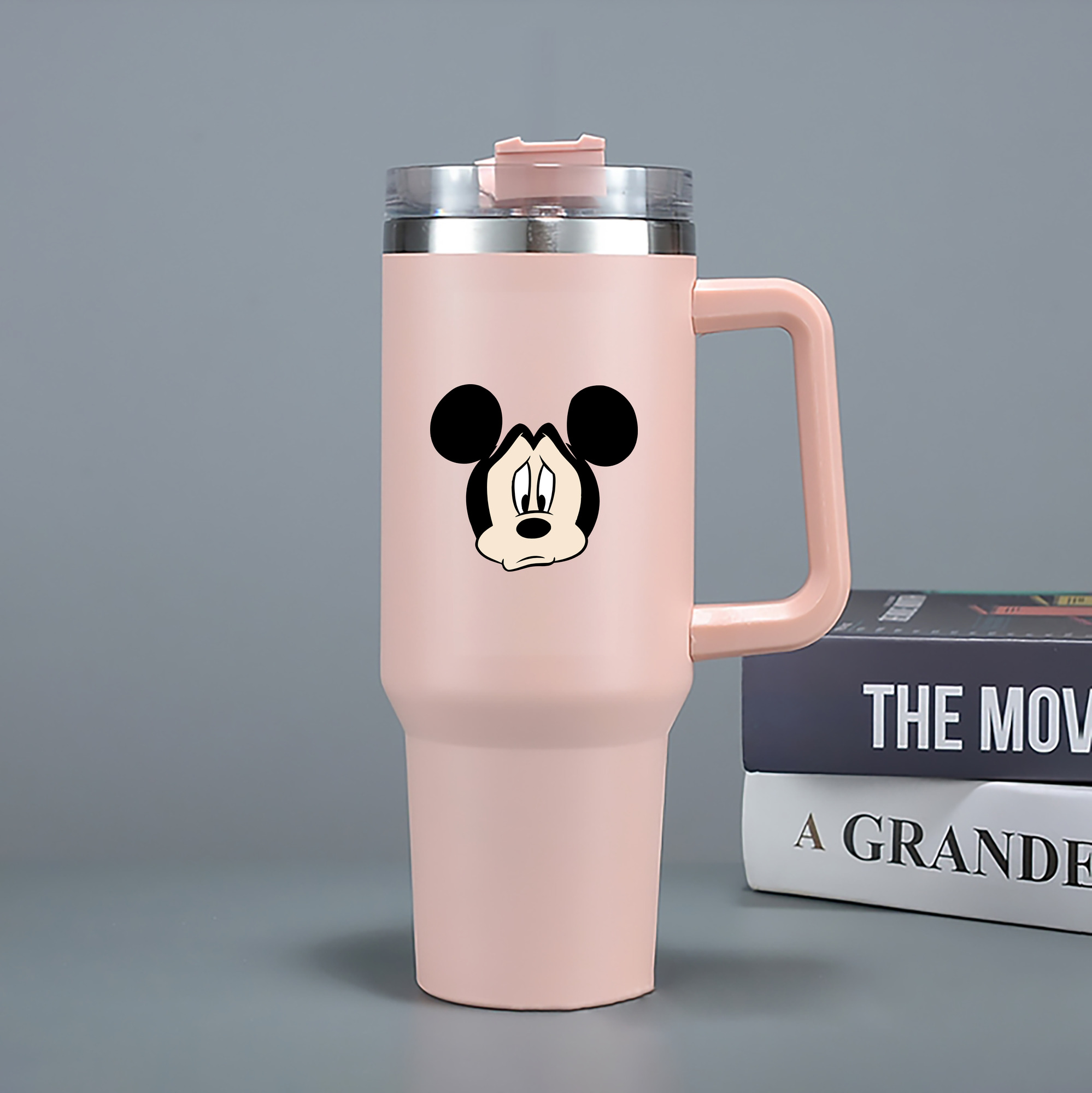 （画像用） ミッキーマウス Mickey Mouse 1200mL車用タンブラー（カラープリント）